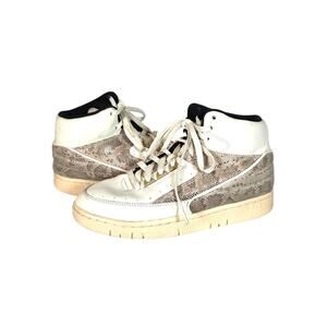 Nike 2014 Air Python Sail High-top Shoes Men's 7 Lace up 705067-100 Sneakers GUC